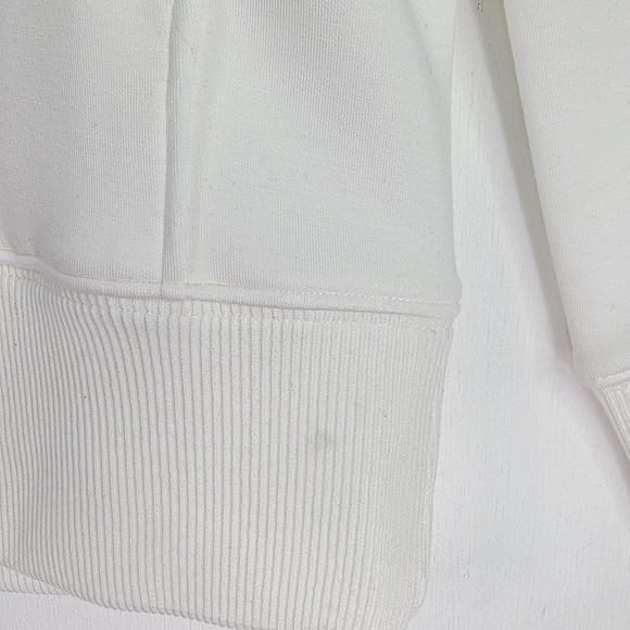 Spanx Heavy Air Half-Zip Tunic In Powder White Stretch NWT Size Small Read - Picture 3 of 12